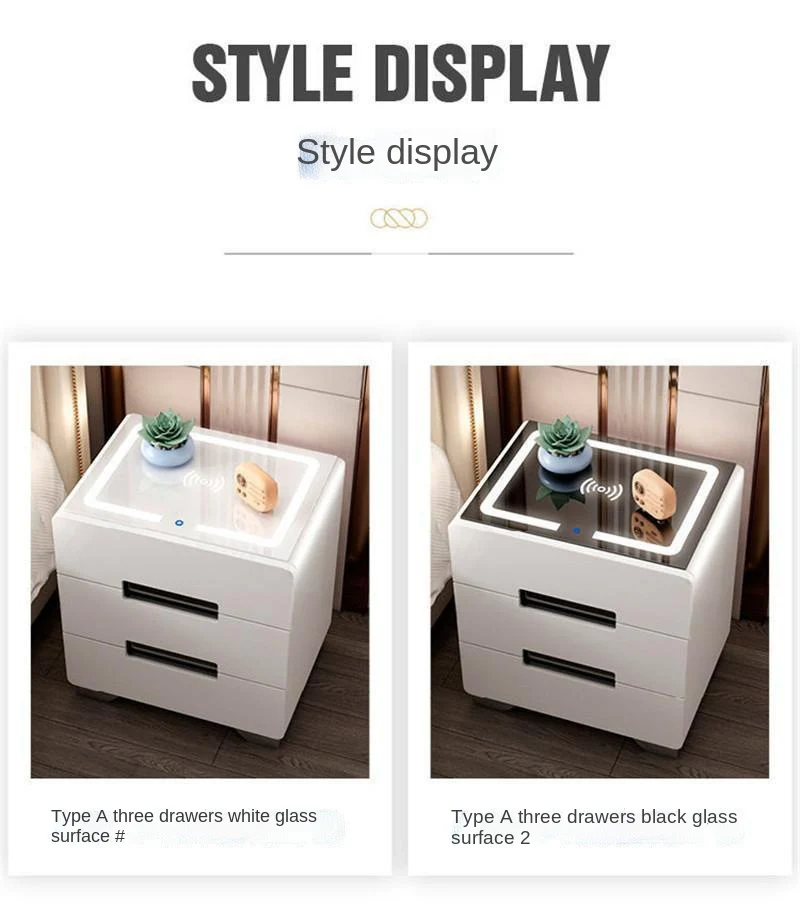 LED Smart Bedside Cabinet - Image 9