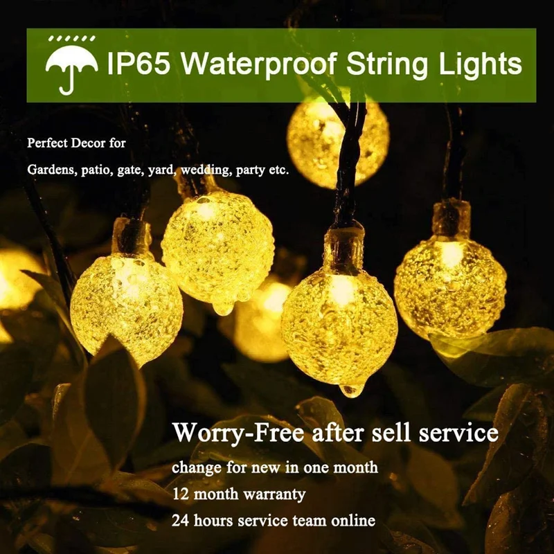 LED Solar String Lights - Image 11