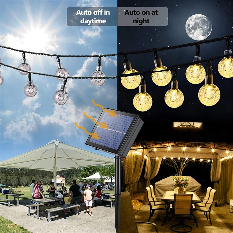 LED Solar String Lights - Image 15