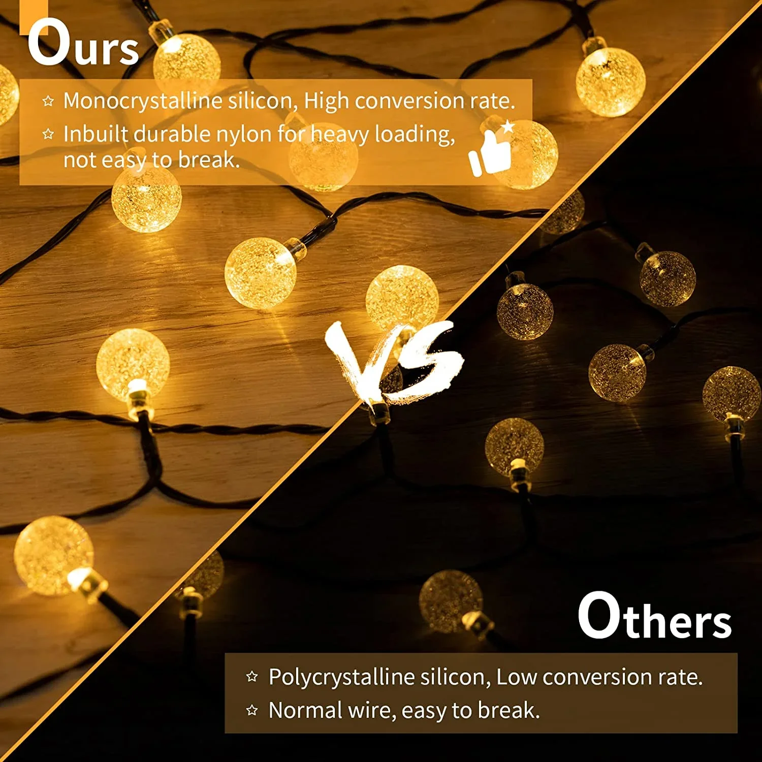 LED Solar String Lights - Image 5