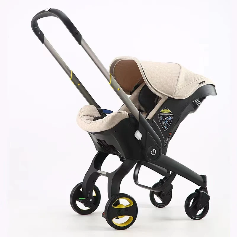 Lightweight 3-In-1 Foldable Baby Car Seat Carriage Stroller - Image 6