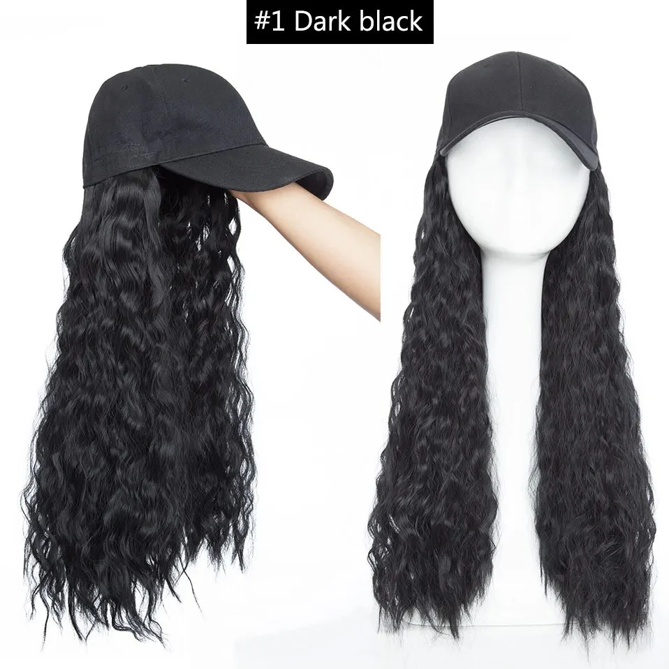 Long Wavy Hair Wig Cap - Image 14
