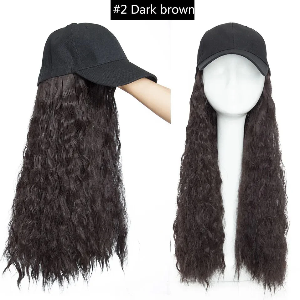 Long Wavy Hair Wig Cap - Image 15