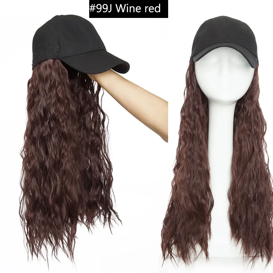 Long Wavy Hair Wig Cap - Image 18