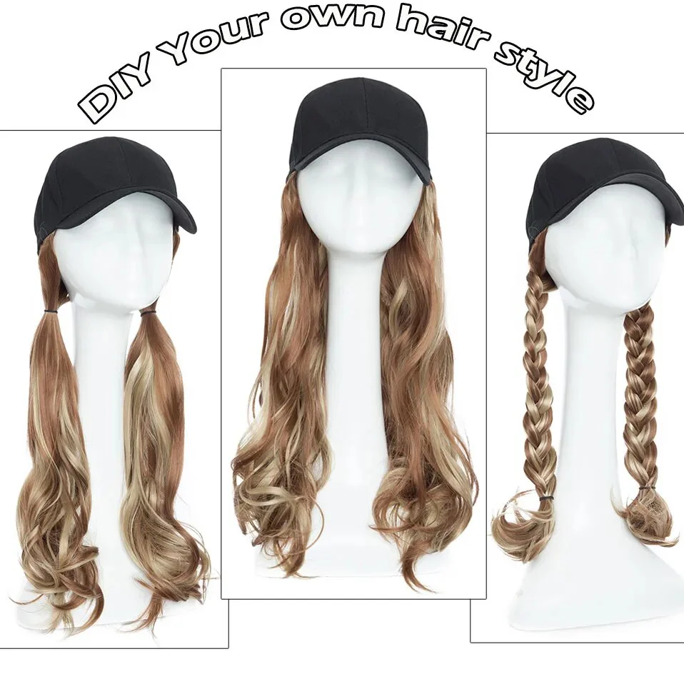 Long Wavy Hair Wig Cap - Image 4