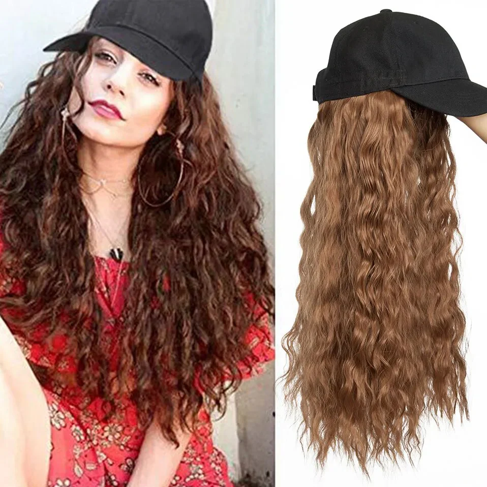Long Wavy Hair Wig Cap - Image 6