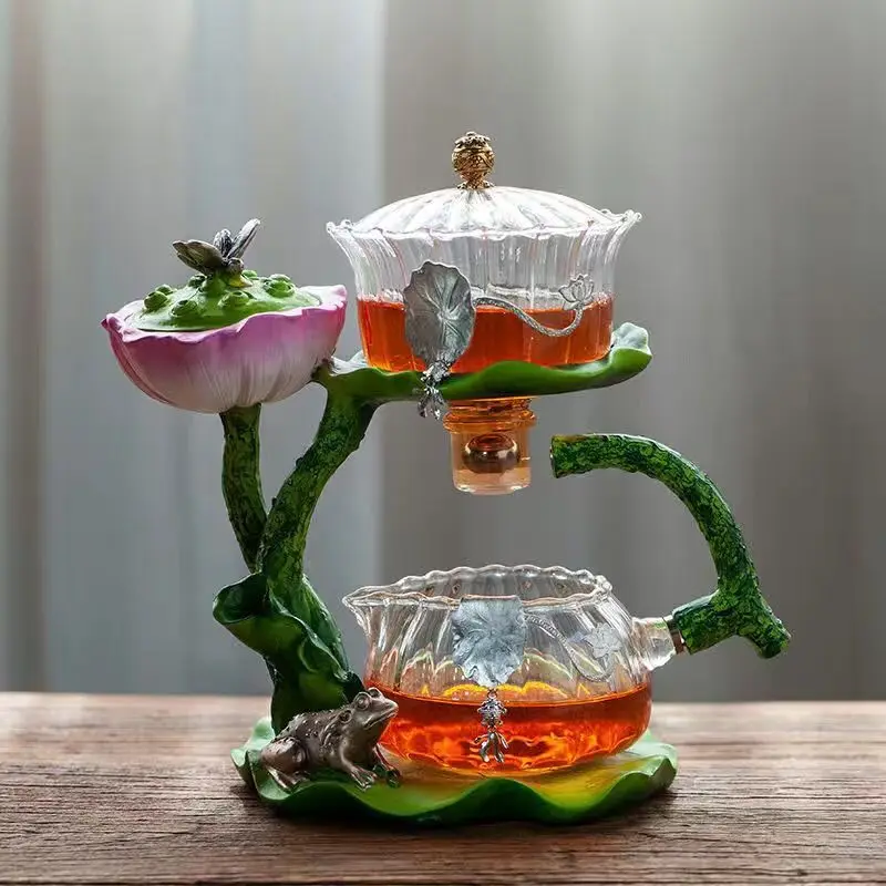 Lotus Essence: Heat-Resistant Kungfu Tea Set - Image 10