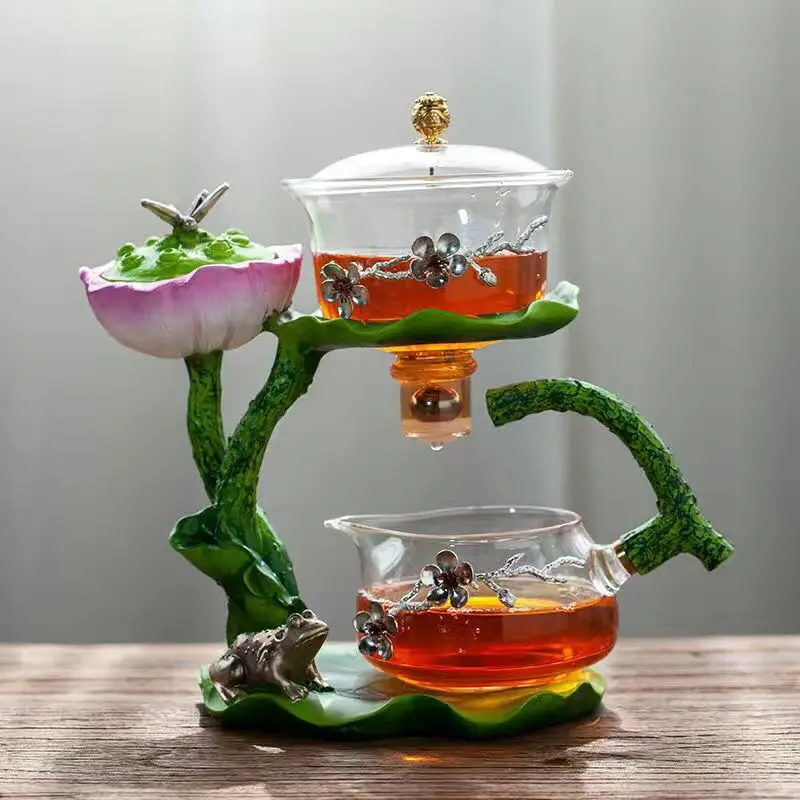 Lotus Essence: Heat-Resistant Kungfu Tea Set - Image 11