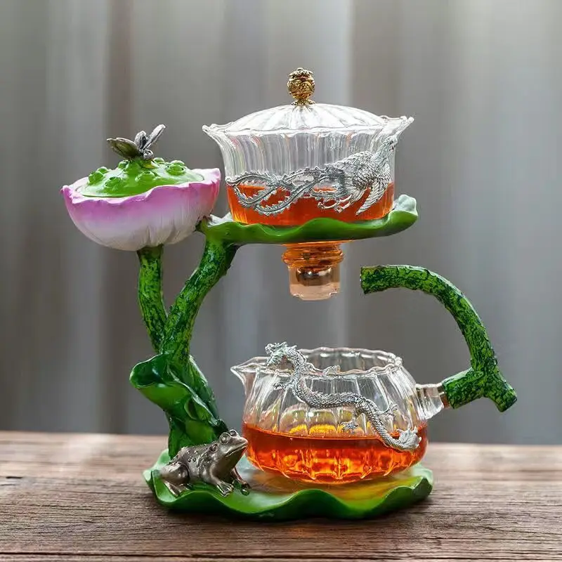 Lotus Essence: Heat-Resistant Kungfu Tea Set - Image 12