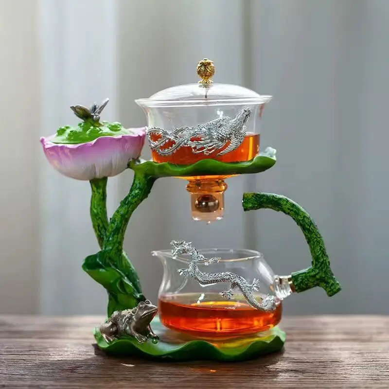 Lotus Essence: Heat-Resistant Kungfu Tea Set - Image 13