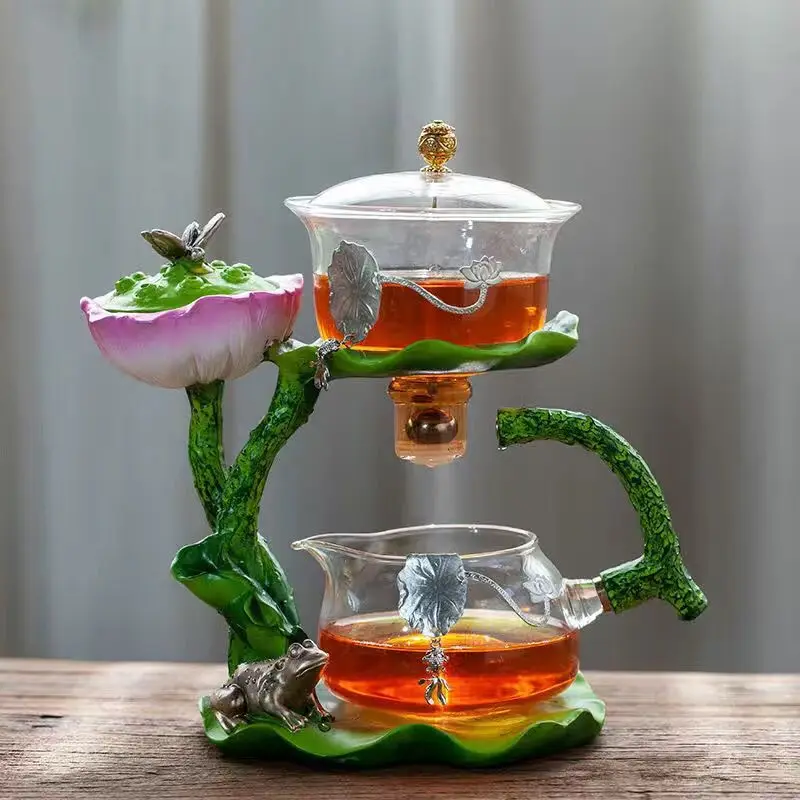 Lotus Essence: Heat-Resistant Kungfu Tea Set - Image 14