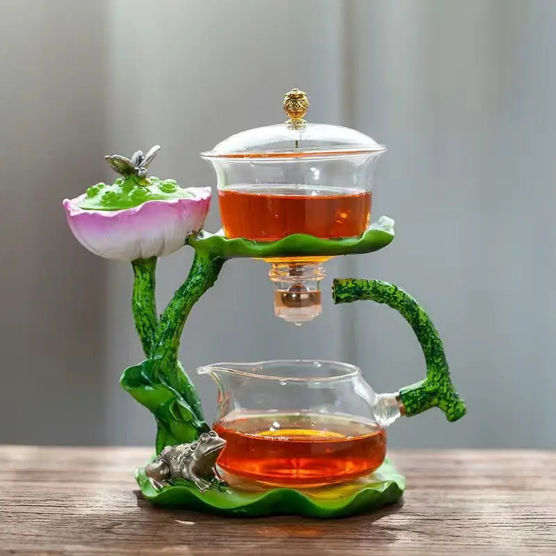 Lotus Essence: Heat-Resistant Kungfu Tea Set - Image 7