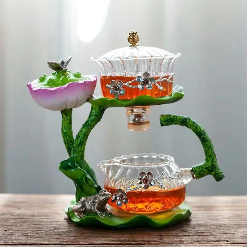 Lotus Essence: Heat-Resistant Kungfu Tea Set - Image 9