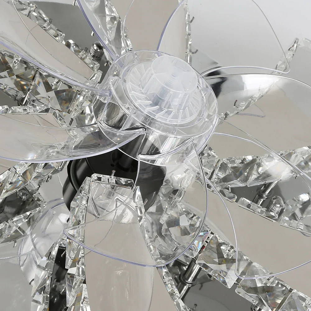 Luxora Beam Luxury Crystal Ceiling Fan - Image 20