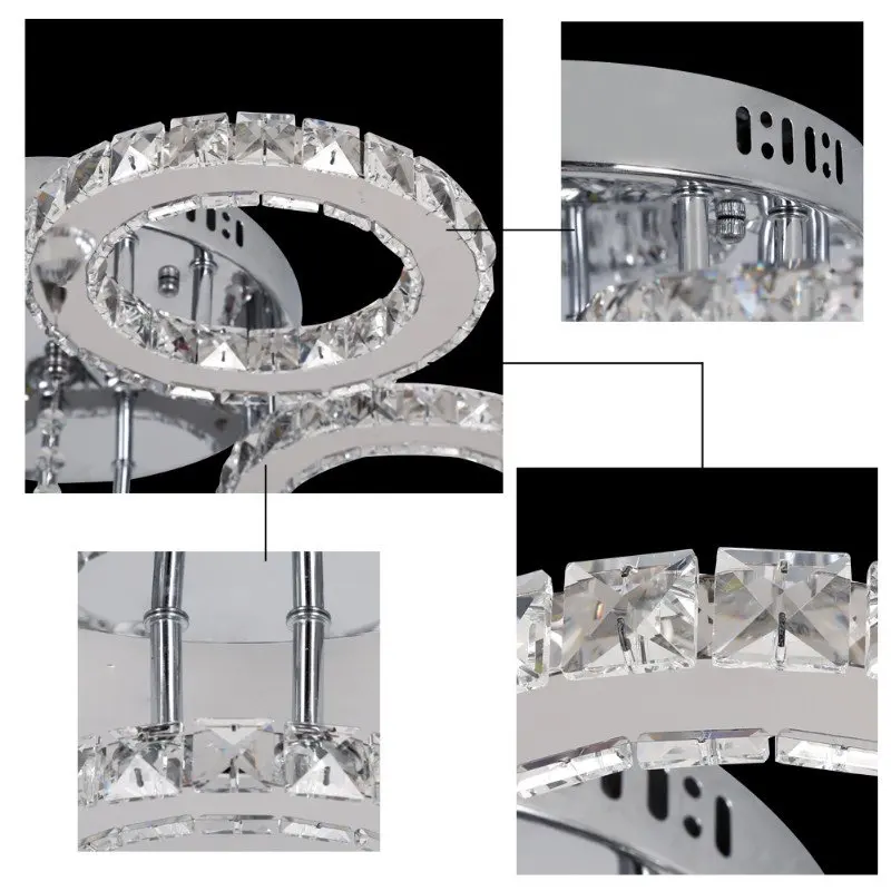 Luxora Beam Luxury Crystal Ceiling Fan - Image 46