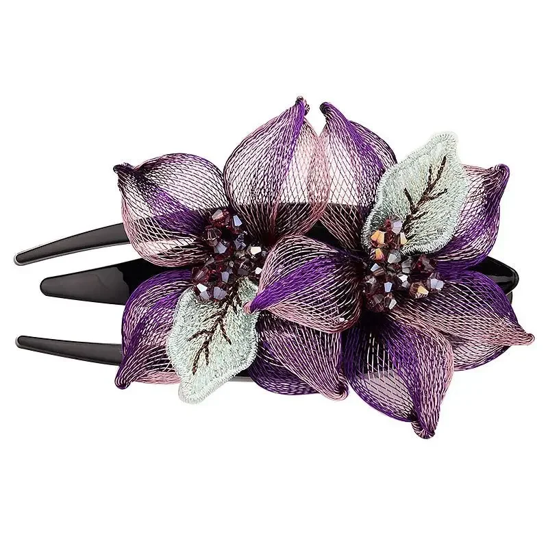 Luxury Copper Wire Flower Hairpin - Image 6
