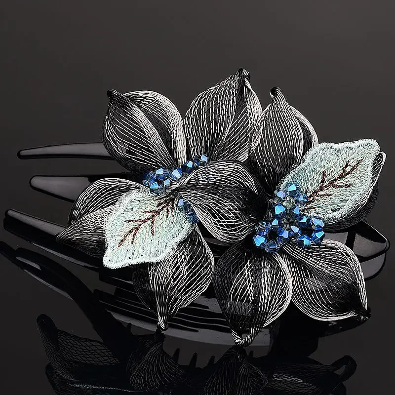 Luxury Copper Wire Flower Hairpin - Image 8