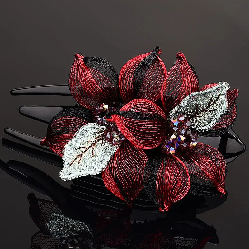 Luxury Copper Wire Flower Hairpin - Image 9