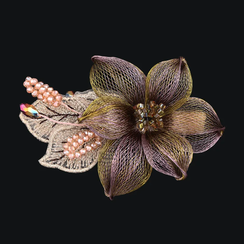 Luxury Pure Copper Wire Hair Clip - Image 7