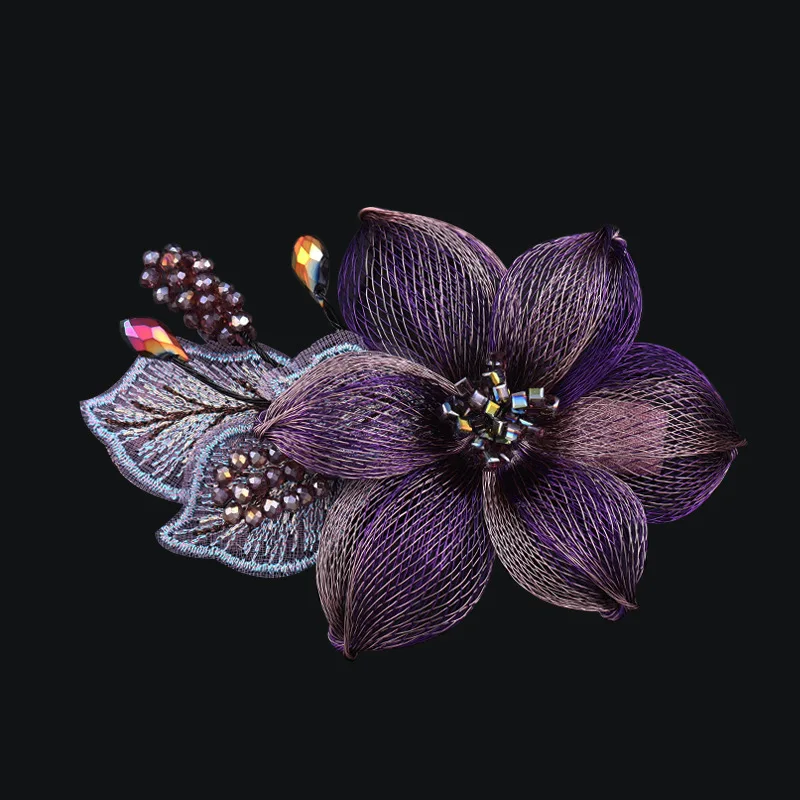 Luxury Pure Copper Wire Hair Clip - Image 8