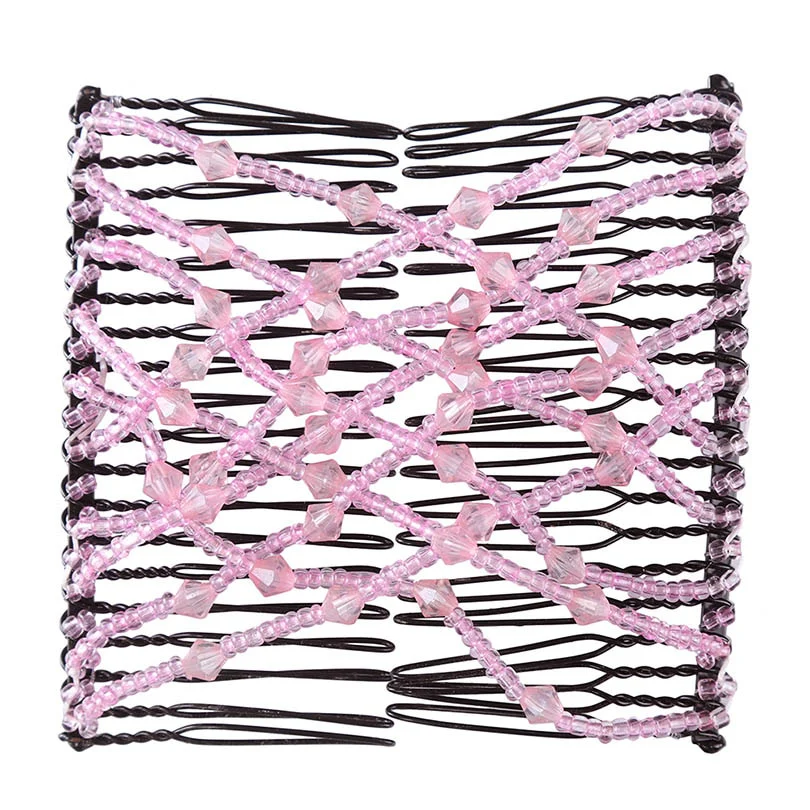 Magic Bead Elasticity Hair Comb Pin - Image 12