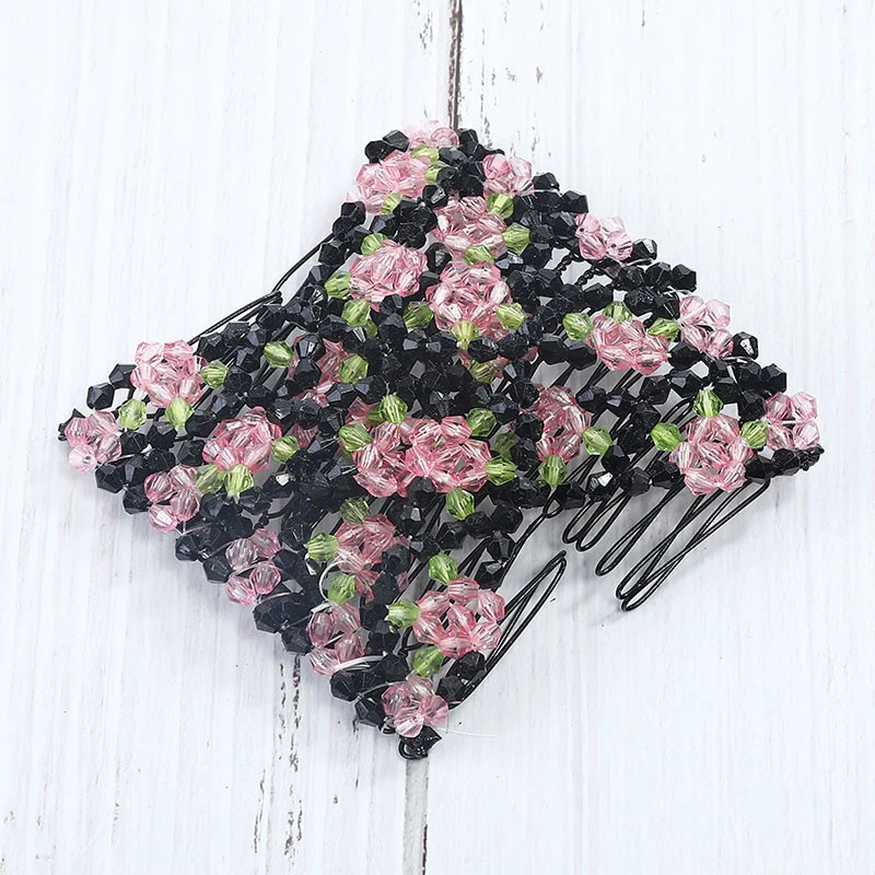Magic Bead Elasticity Hair Comb Pin - Image 14