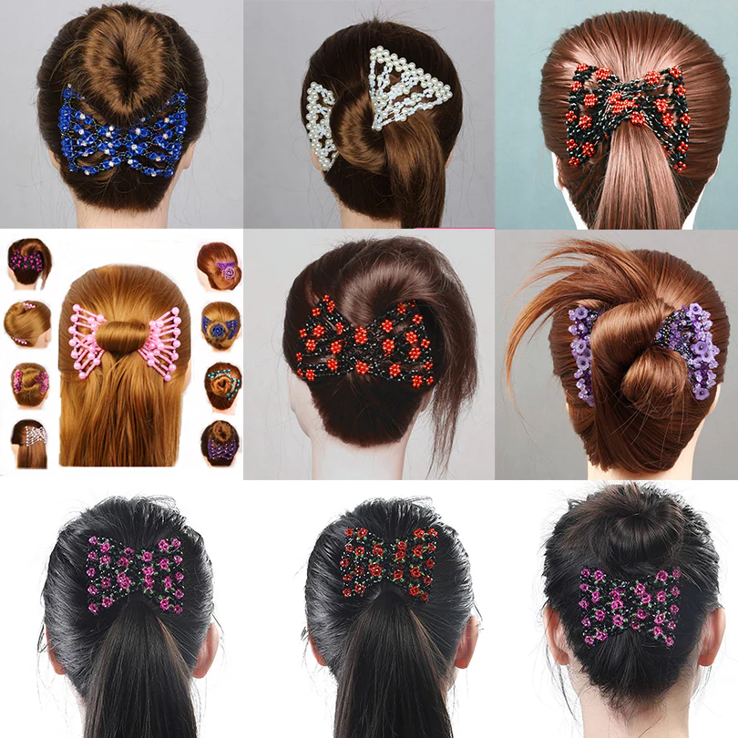 Magic Bead Elasticity Hair Comb Pin - Image 24
