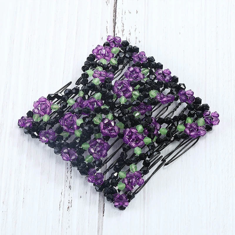 Magic Bead Elasticity Hair Comb Pin - Image 7
