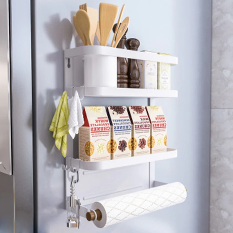 Magnetic Fridge Spice Towel Rack - Image 3