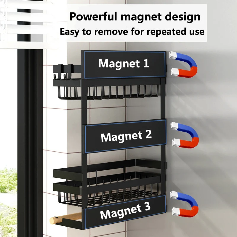 Magnetic Fridge Hanging Rack - Image 11