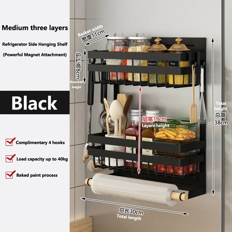Magnetic Fridge Hanging Rack - Image 3