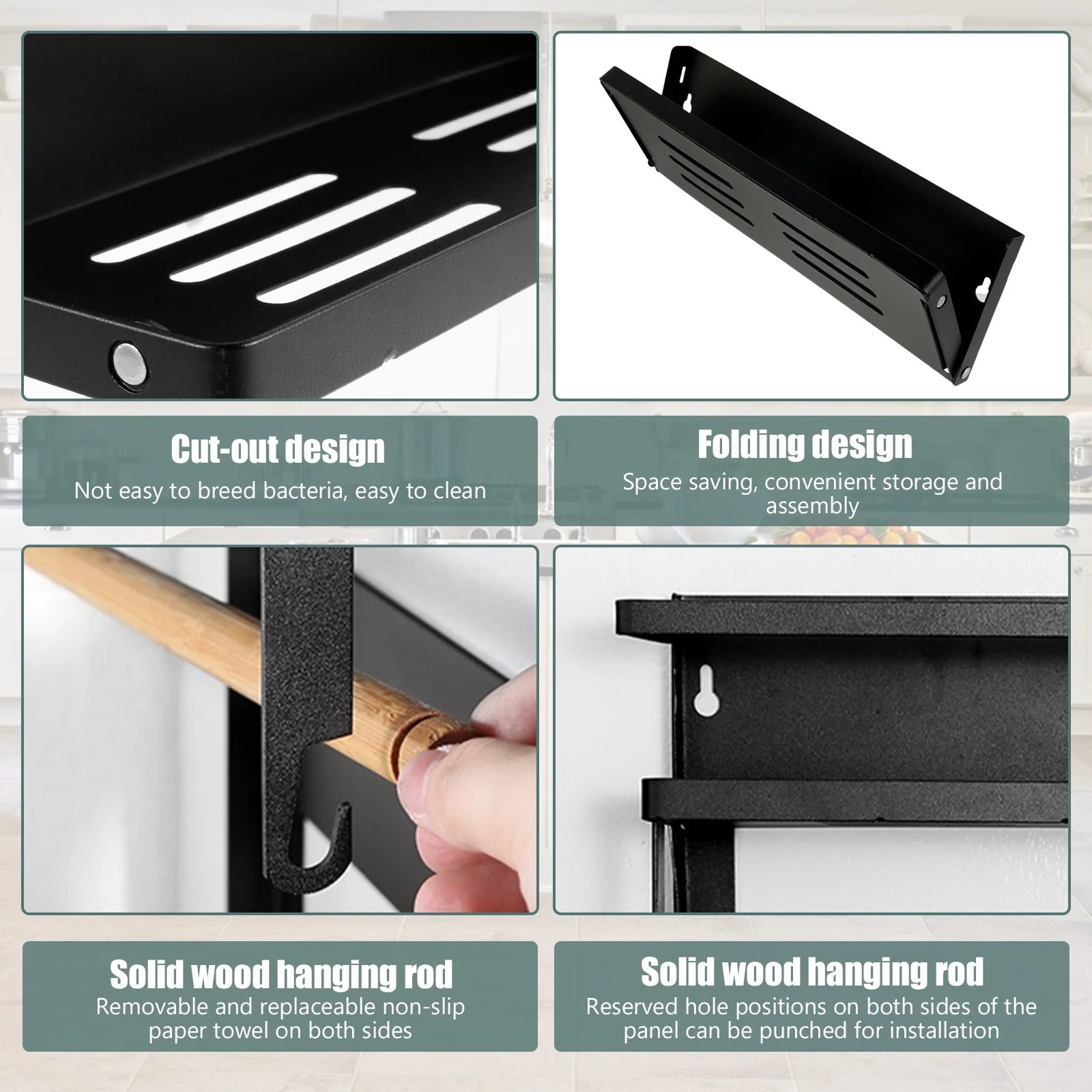 Magnetic Spice Towel Paper Rack - Image 13