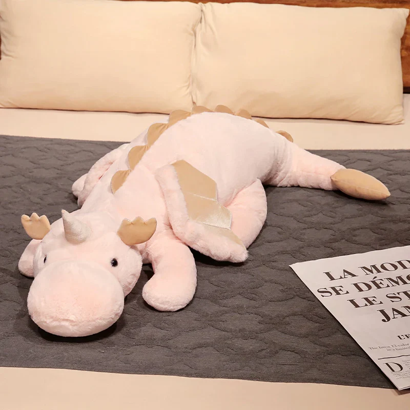 Majestic Dragonicorn: Enormous White Dragon Plush Toy - Image 7