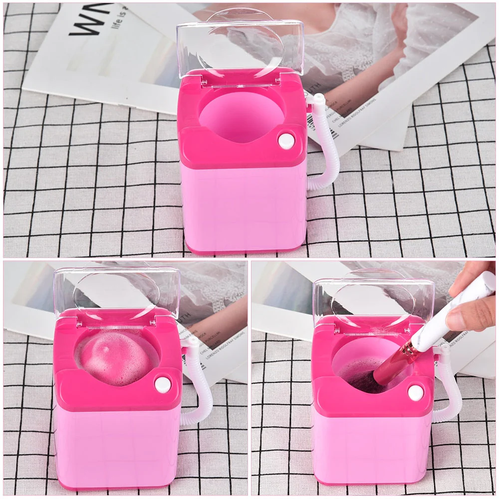 Makeup Sponge Washing Machine Dollhouse Toy - Image 6