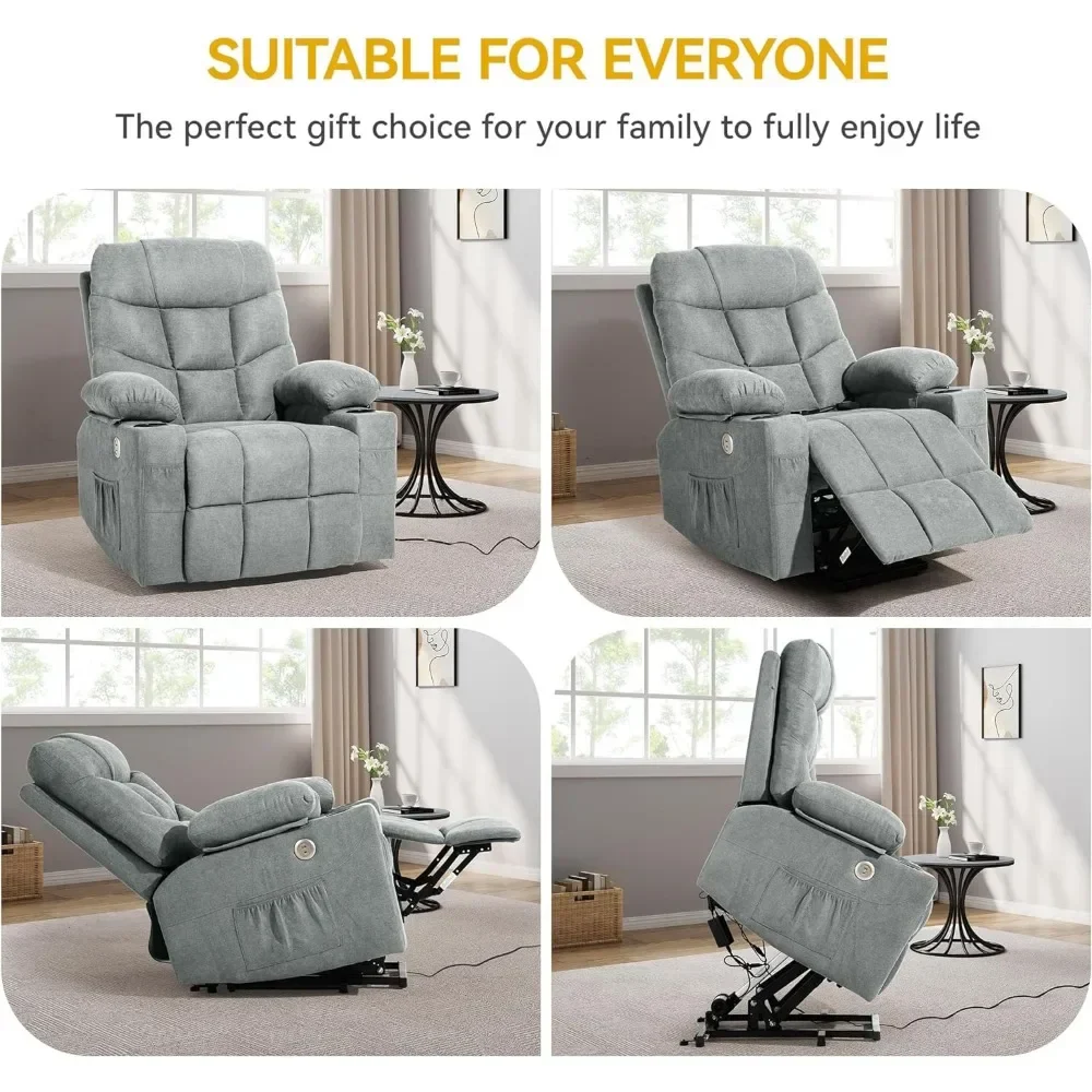 Massage Power Lift Recliner Chair - Image 5