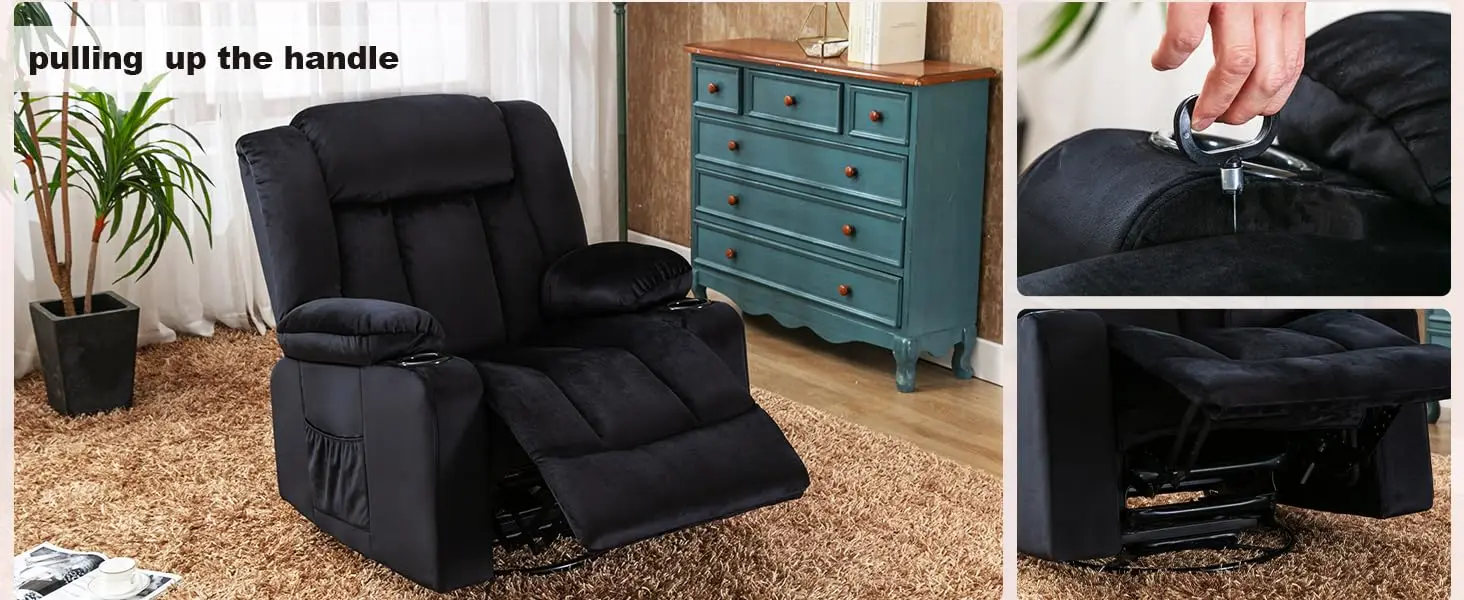 Massage Rocking Recliner Chair - Image 13