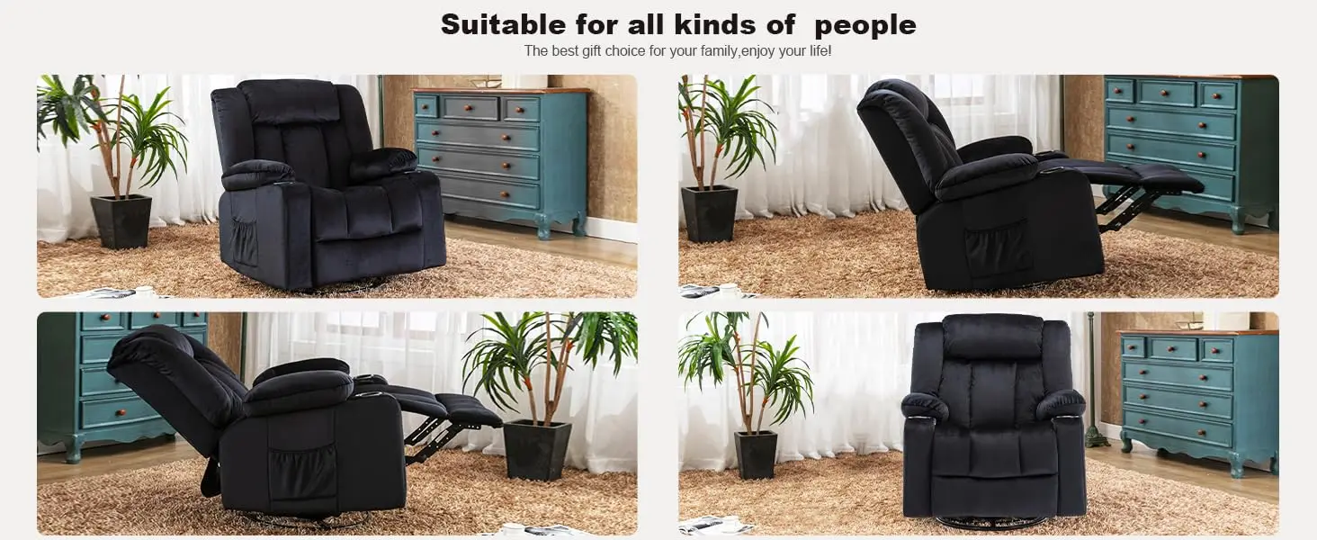 Massage Rocking Recliner Chair - Image 14