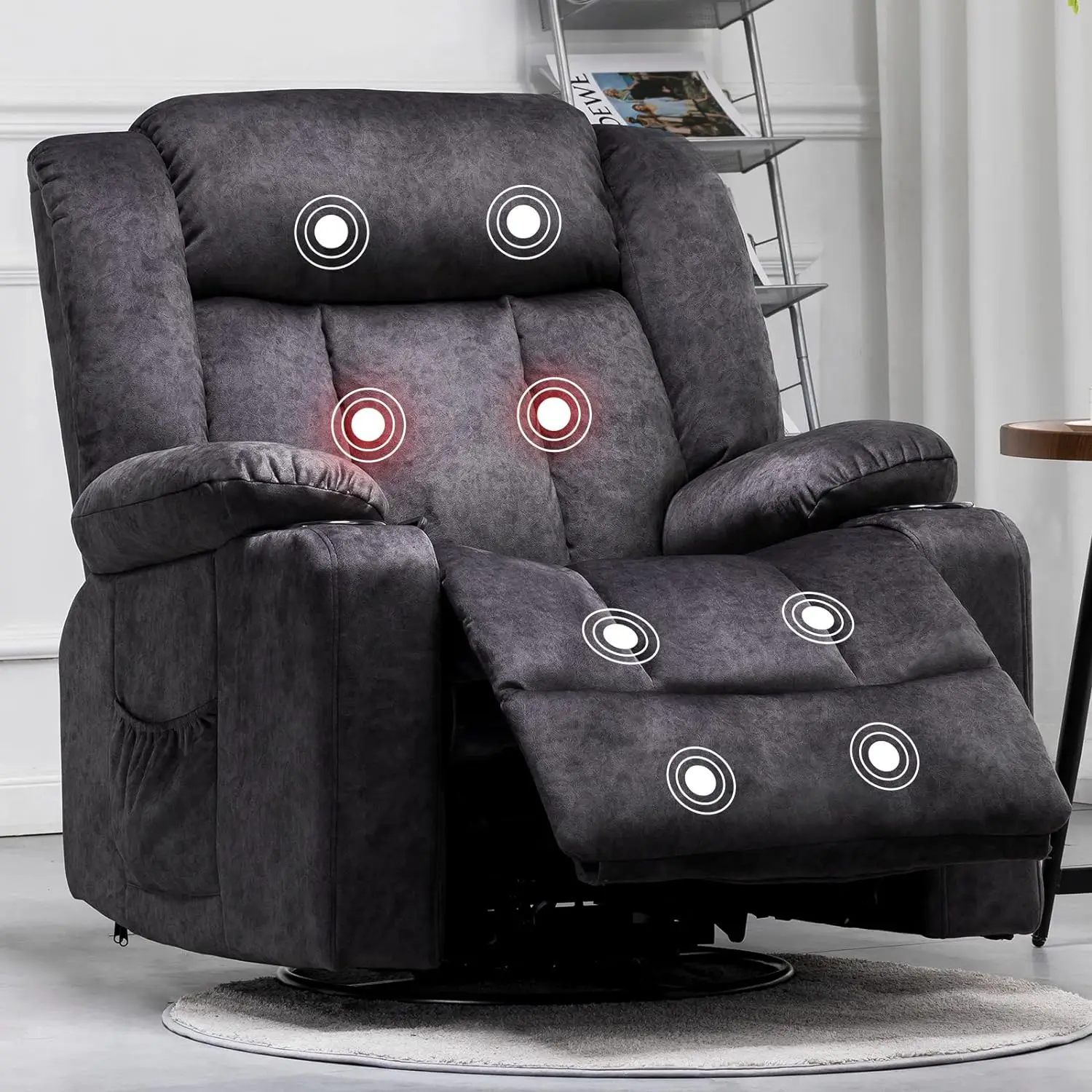 Massage Rocking Recliner Chair - Image 7
