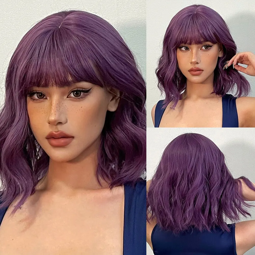 Medium Wavy Hair Wig - Image 11