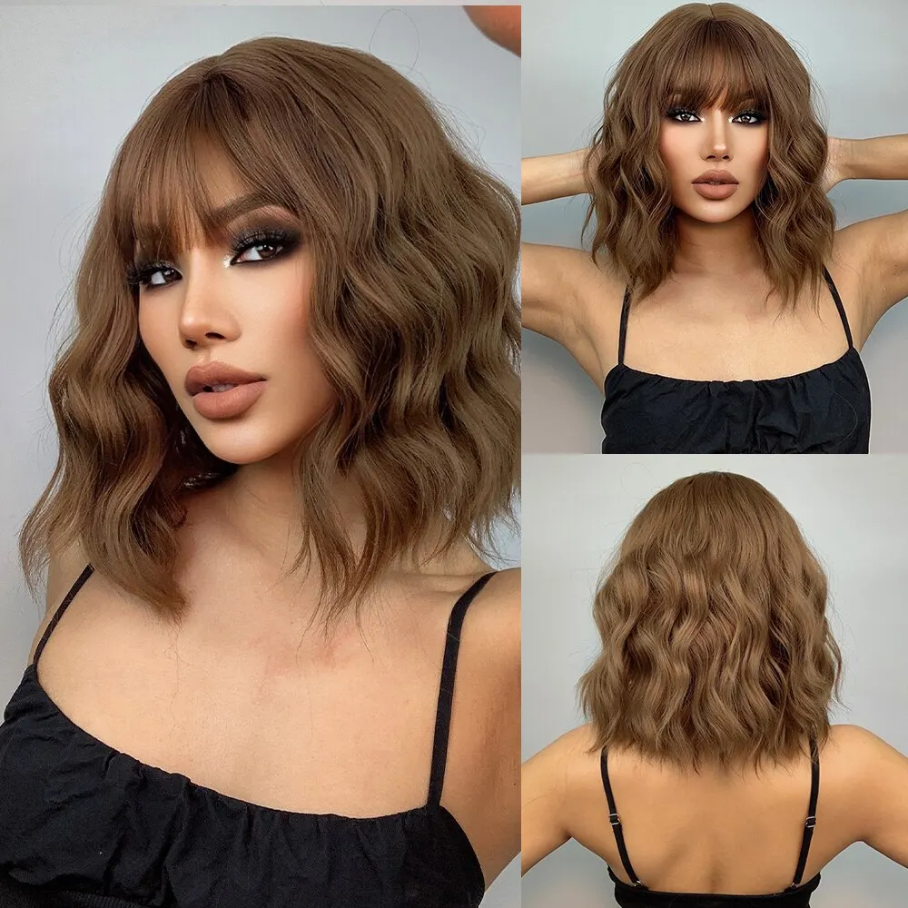 Medium Wavy Hair Wig - Image 15
