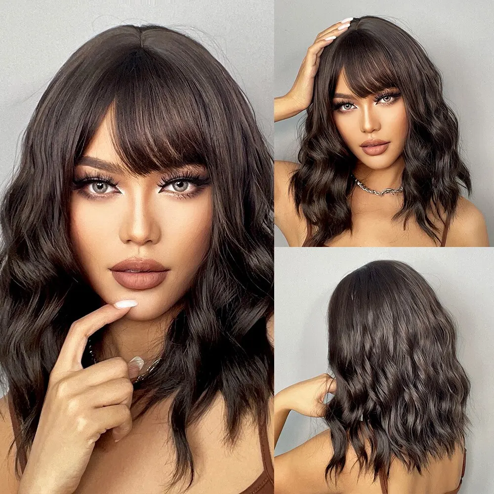 Medium Wavy Hair Wig - Image 7