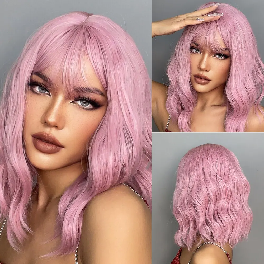 Medium Wavy Hair Wig - Image 8