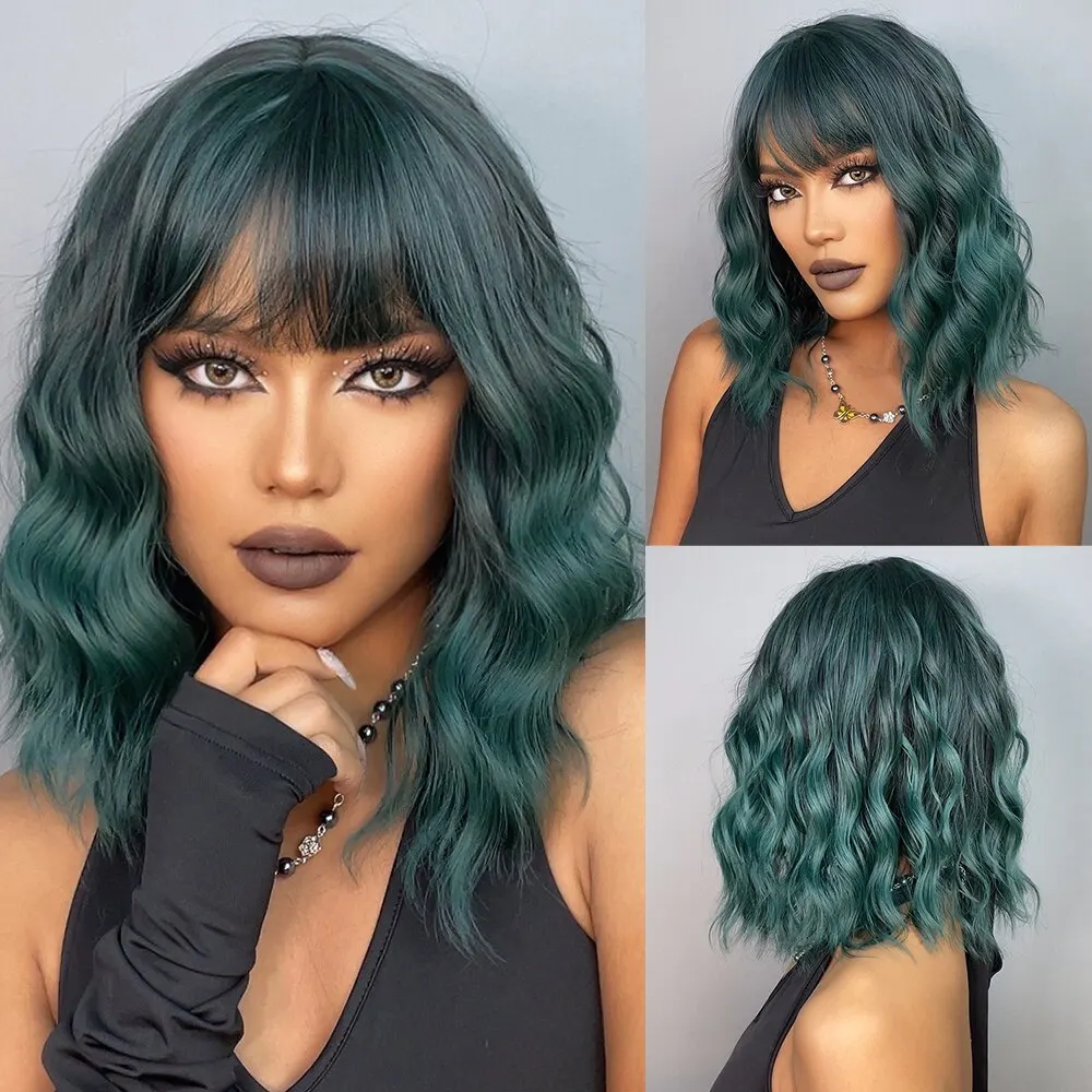 Medium Wavy Hair Wig - Image 9