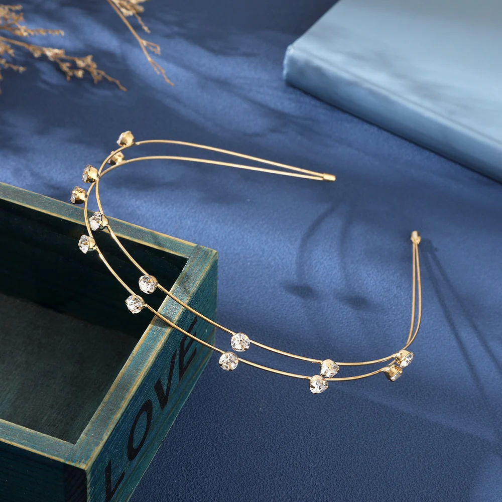 Metal Gold Silver Headband - Image 10