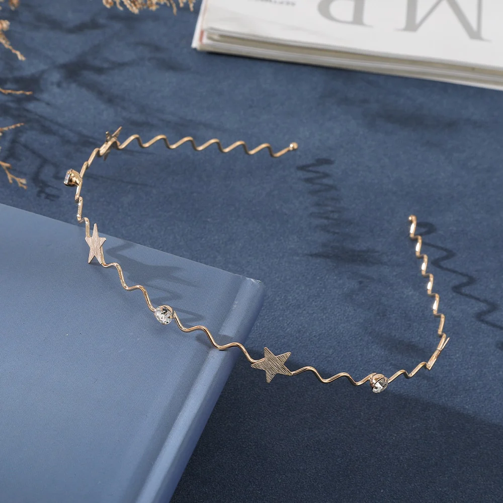 Metal Gold Silver Headband - Image 29