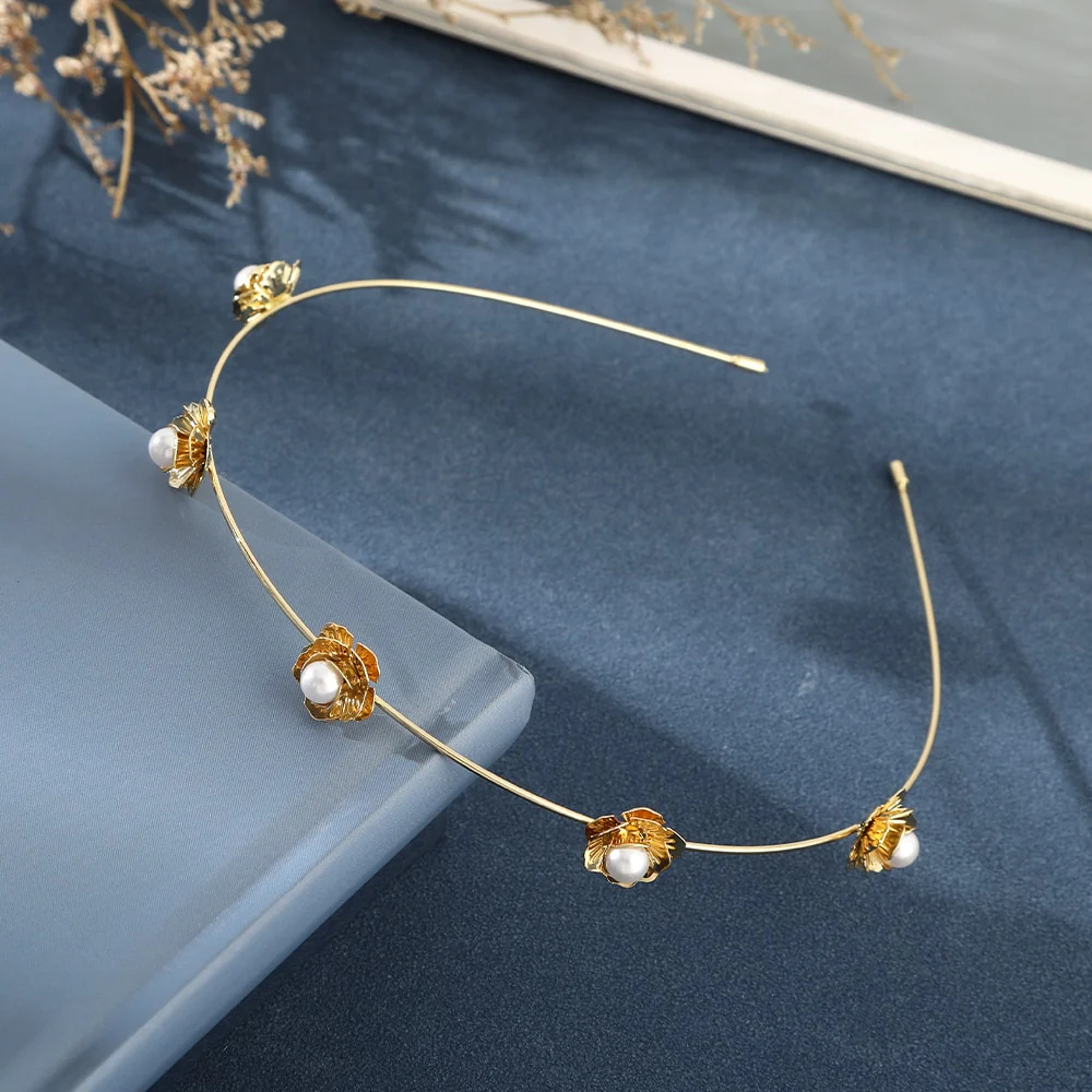 Metal Gold Silver Headband - Image 43