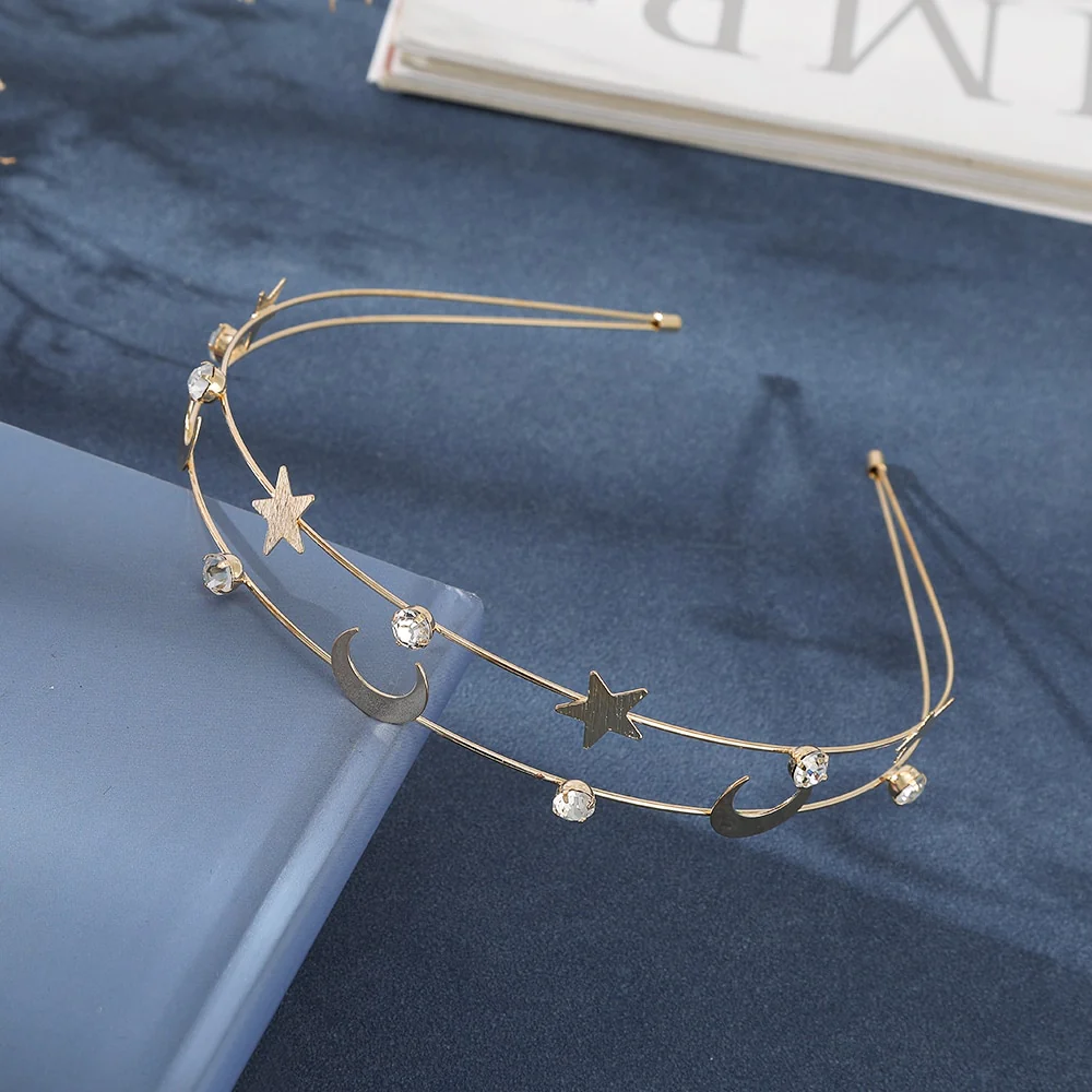 Metal Gold Silver Headband - Image 47
