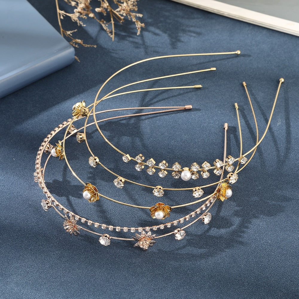 Metal Gold Silver Headband - Image 64