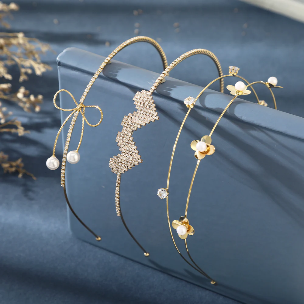 Metal Gold Silver Headband - Image 68
