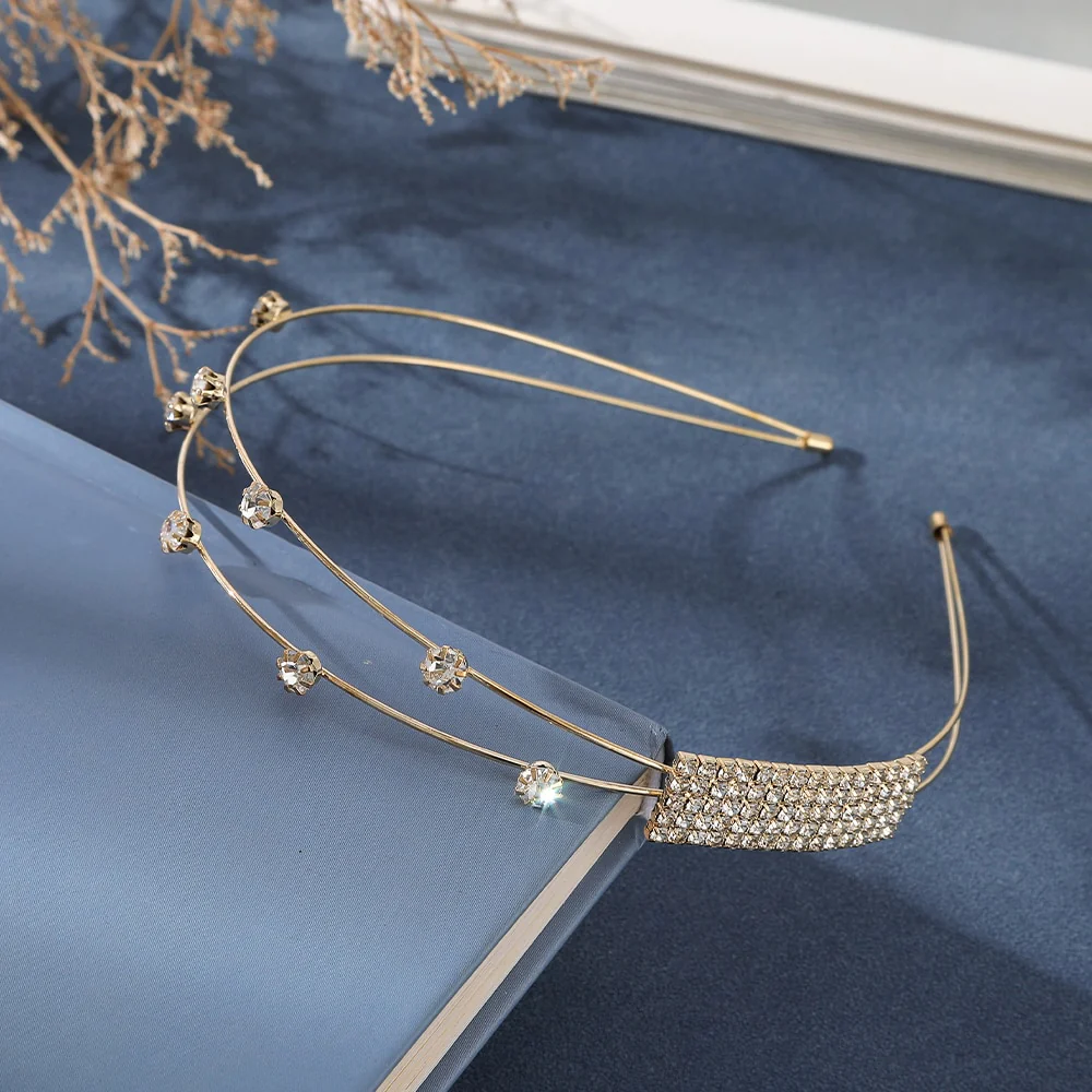 Metal Gold Silver Headband - Image 9